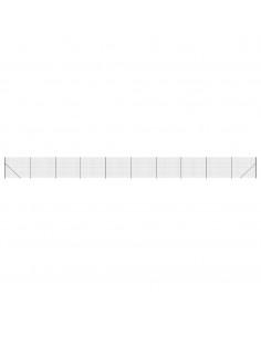 Recinzione Metallica con Flangia Antracite 1,4x25 m 2