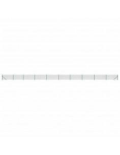 Recinzione Metallica con Flangia Verde 1,1x25 m 2