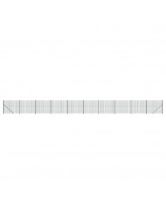 Recinzione Metallica con Flangia Verde 2,2x25 m 2