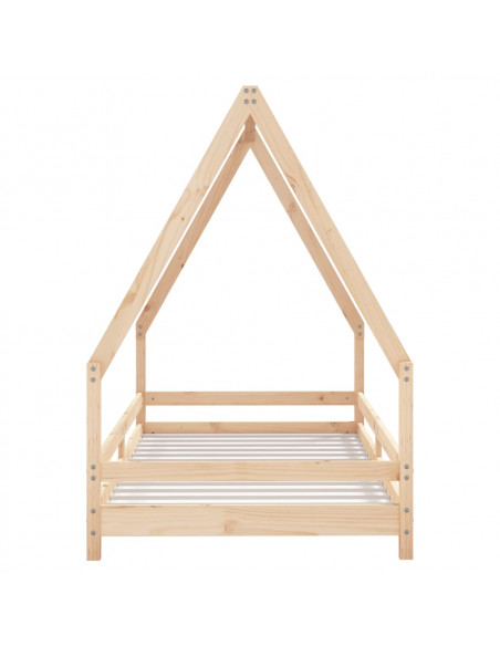 Giroletto per Bambini 90x190 cm in Legno Massello di Pino