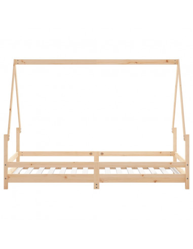 Giroletto per Bambini 90x190 cm in Legno Massello di Pino