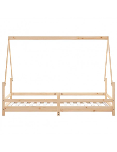 Giroletto per Bambini 90x190 cm in Legno Massello di Pino