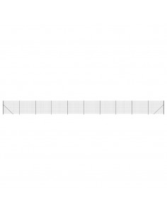 Recinzione Metallica con Flangia Antracite 2,2x25 m 2