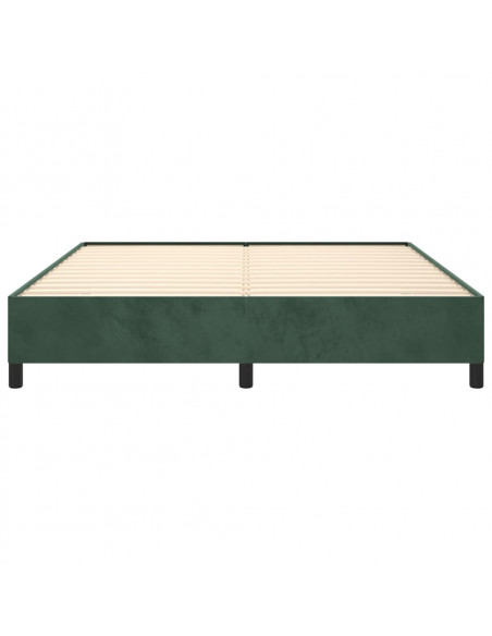 Giroletto Verde Scuro 160x200 cm in Velluto