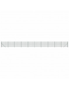 Recinzione Metallica con Flangia Verde 2x25 m 2