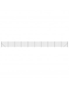 Recinzione Metallica con Flangia Antracite 2x25 m 2