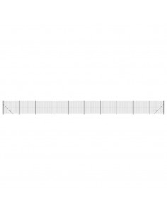 Recinzione Metallica con Flangia Antracite 1,6x25 m 2