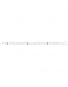Recinzione Metallica con Flangia Antracite 1x25 m 2