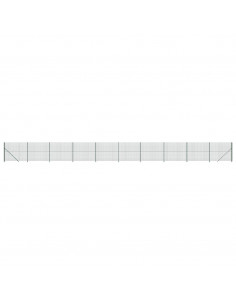 Recinzione Metallica con Flangia Verde 1,8x25 m 2
