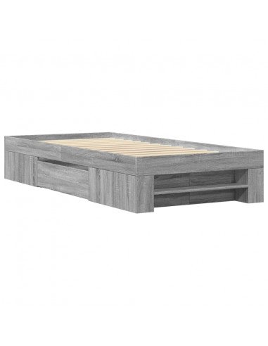 Giroletto Grigio Sonoma 90x200 cm in Legno Multistrato