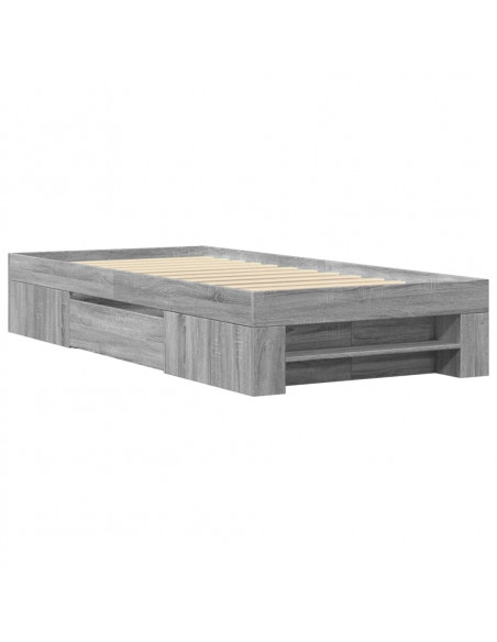 Giroletto Grigio Sonoma 90x200 cm in Legno Multistrato
