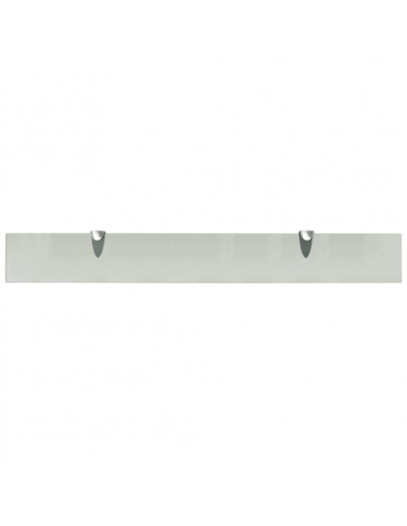 Mensola Galleggiante in Vetro 80x10 cm 8 mm