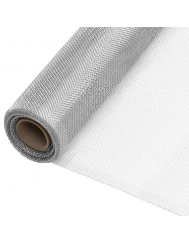 Zanzariera in Alluminio 60x2000 cm Argento