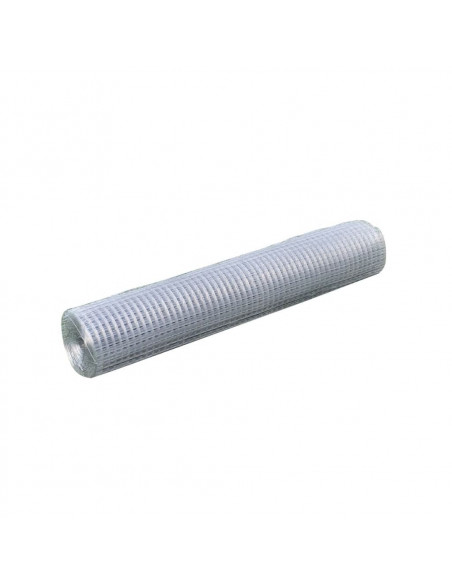 Recinzione in Rete per Pollaio Acciaio Zincato 10x1 m Argento