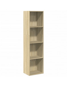 Libreria Rovere Sonoma 40x30x152 cm in Legno Multistrato 2