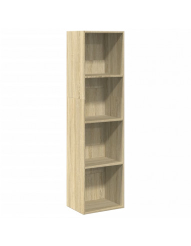 Libreria Rovere Sonoma 40x30x152 cm in Legno Multistrato