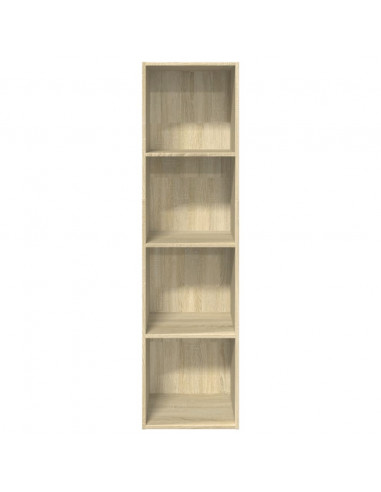 Libreria Rovere Sonoma 40x30x152 cm in Legno Multistrato