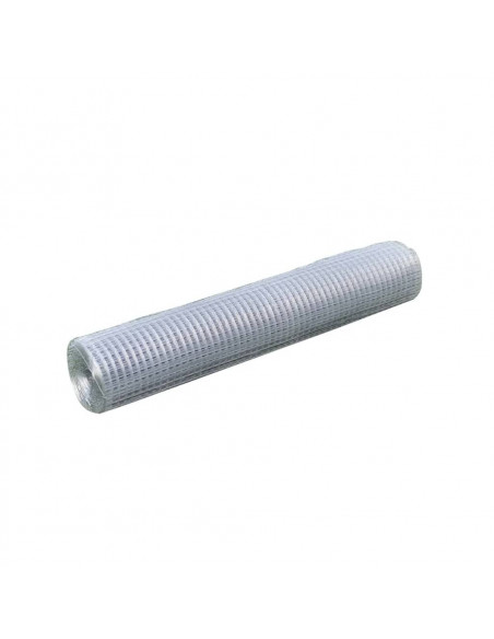 Recinzione in Rete per Pollaio Acciaio Zincato 10x1 m Argento