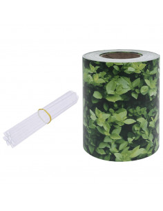 Recinzione Frangivento da Giardino PVC 70x0,19 m Verde 2