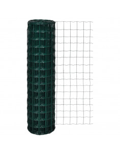 Recinzione Europea in Acciaio 10 x 1,5 m Verde 2