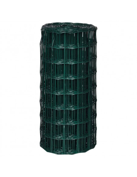 Recinzione Europea in Acciaio 25 x 0,8 m Verde