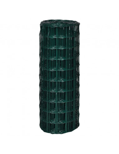 Recinzione Europea in Acciaio 10 x 1,0 m Verde