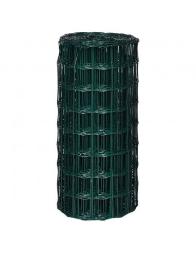 Recinzione Europea in Acciaio 10 x 0,8 m Verde