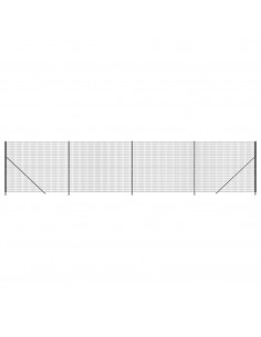 Recinzione Metallica con Flangia Antracite 2,2x10 m 2