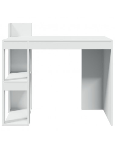 Scrivania Ufficio Bianca 103,5x56,5x94 cm in Legno Multistrato