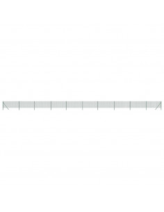 Recinzione Metallica Verde 0,8x25 m in Acciaio Zincato 2