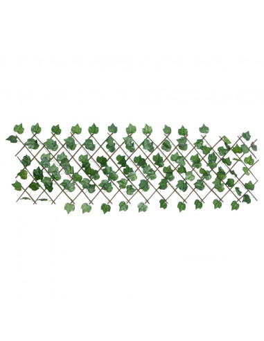 Traliccio Foglie Vite Artificiale Espandibile Verde 5pz 190x60