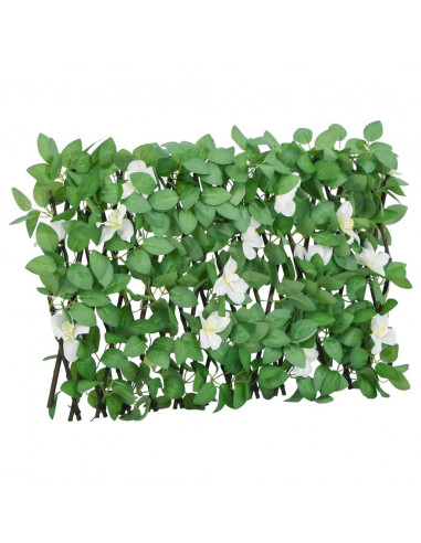 Traliccio Edera Artificiale Espandibile Verde 180x30 cm
