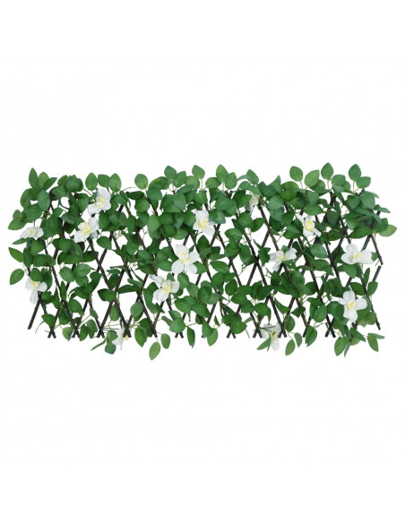 Traliccio Edera Artificiale Espandibile Verde 180x30 cm
