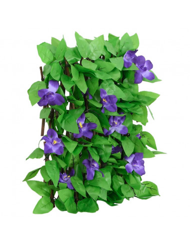 Traliccio Edera Artificiale Espandibile 5 pz Verde 180x20 cm