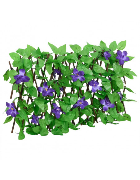 Traliccio Edera Artificiale Espandibile 5 pz Verde 180x20 cm