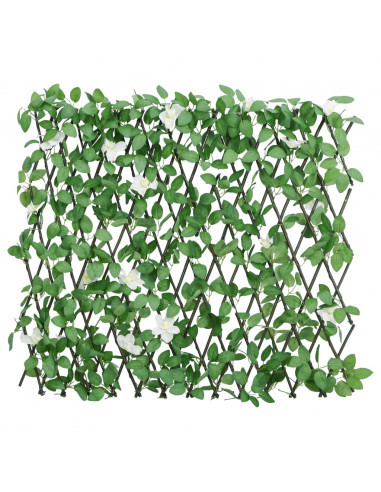 Traliccio Edera Artificiale Espandibile Verde 186x30 cm