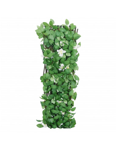 Traliccio Edera Artificiale Espandibile Verde 186x30 cm