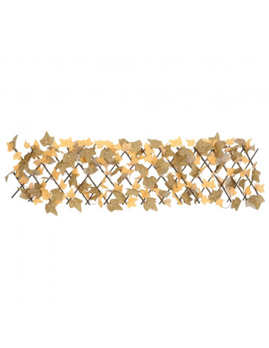 Traliccio Foglie Acero Artificiale Espandibile Arancione 180x30