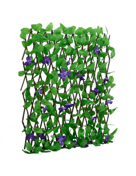 Traliccio Edera Artificiale Espandibile 5 pz Verde 180x70 cm