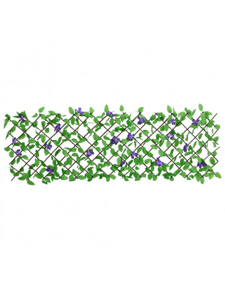Traliccio Edera Artificiale Espandibile 5 pz Verde 180x70 cm