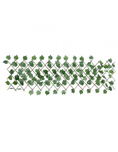 Traliccio Foglie Vite Artificiale Espandibile Verde 190x60 cm