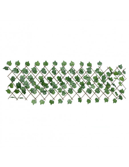 Traliccio Foglie Vite Artificiale Espandibile Verde 190x60 cm