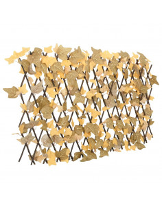 Traliccio Foglie Acero Artificiale Espandibile Arancione 180x60 2