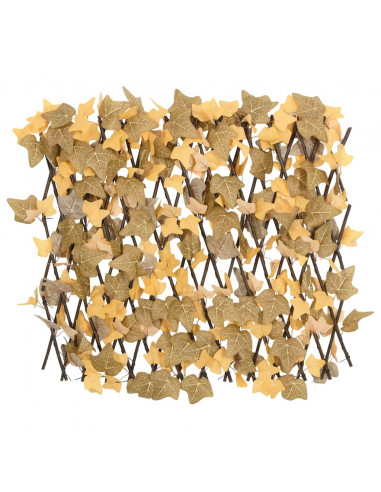 Traliccio Foglie Acero Artificiale Espandibile Arancione 180x60