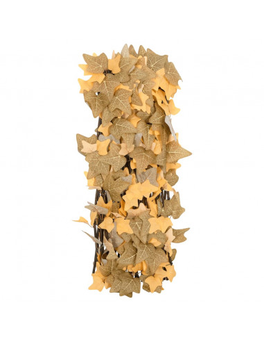 Traliccio Foglie Acero Artificiale Espandibile Arancione 180x60