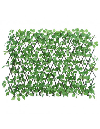 Traliccio Edera Artificiale Espandibile 5 pz Verde 180x65 cm