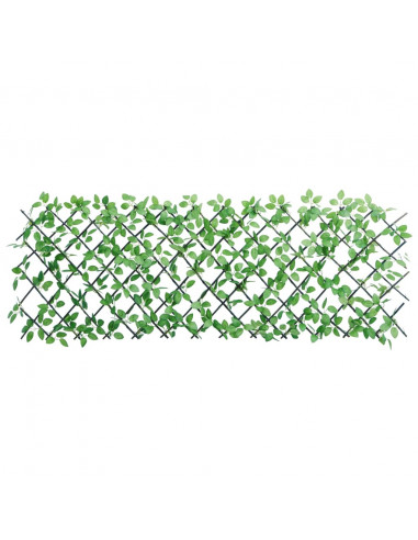 Traliccio Edera Artificiale Espandibile 5 pz Verde 180x65 cm