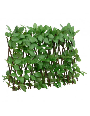 Traliccio Edera Artificiale Espandibile 5 pz Verde 180x30 cm