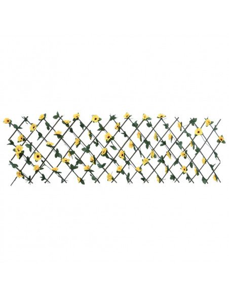 Traliccio Edera Artificiale Espandibile Giallo 180x60 cm