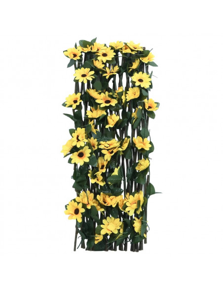 Traliccio Edera Artificiale Espandibile Giallo 180x60 cm